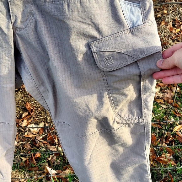 5.11 Tactical Men's Khaki Pants - Picture 4 of 14